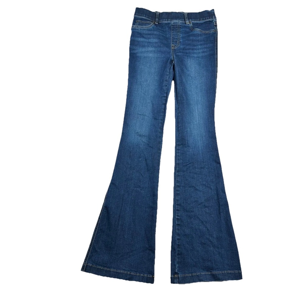 SPANX Women’s Dark Blue Boot Cut Flare Jeans